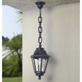 Fumagalli Sichem Anna Κρεμαστό Φωτιστικό 1xE27 220x800mm Μαύρο