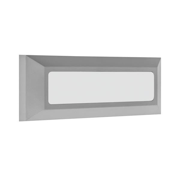 Φωτιστικό Τοίχου Slim LED 4W IP65 230V 3CCT 230x80mm Pro Γκρι ARTE ILLUMINA