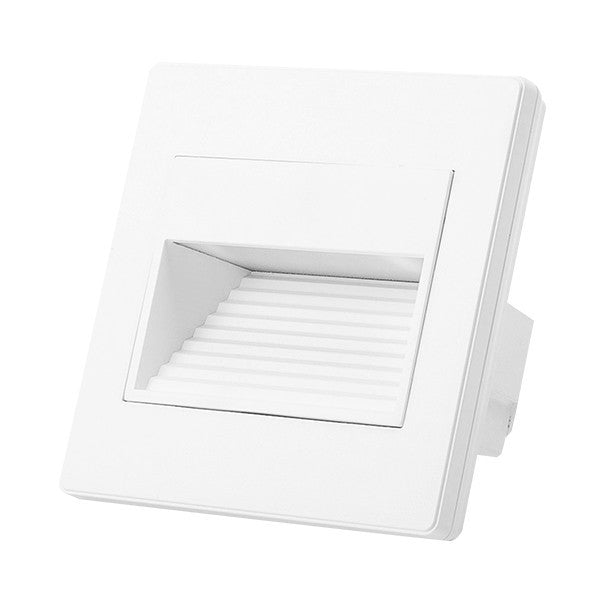 Απλίκα Τοίχου Slim LED 1W 86x86x40 3000K IP20 Λευκή ARTE ILLUMINA