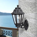 Fumagalli Bisso Anna Απλίκα Τοίχου 1xE27 275x450mm Μαύρη