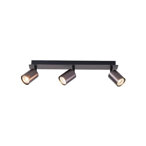 Σποτ Αλουμίνιο 3φωτο 3xGU10 Max 7W 450x120mm Γκρι ARTE ILLUMINA LUXY