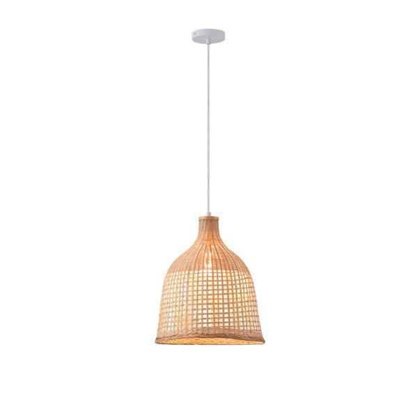 Φωτιστικό Κρεμαστό Bamboo Μονόφωτο 1xE27 Max 15W Φ310x1580mm Μπεζ ARTE ILLUMINA Earthy