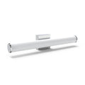 Απλίκα Μπάνιου Μέταλλο - Πλαστικό Οβάλ LED 15W 1500Lm 3CCT(3000-4000-6000K) 600x102mm IP44 Ασημί ARTE ILLUMINA Palμ