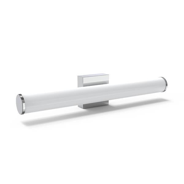 Απλίκα Μπάνιου Μέταλλο - Πλαστικό Οβάλ LED 15W 1500Lm 3CCT(3000-4000-6000K) 600x102mm IP44 Ασημί ARTE ILLUMINA Palμ