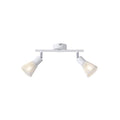 Σποτ με Δίχτυ Μέταλλο 2φωτο 2xE14 Max 8W 255x80x145mm Λευκό ARTE ILLUMINA MESHY