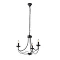 Φωτιστικό Κρεμαστό Μέταλλο 3φωτο 3xE14 Max 8W Φ600x470x940mm Μαύρο ARTE ILLUMINA Vault