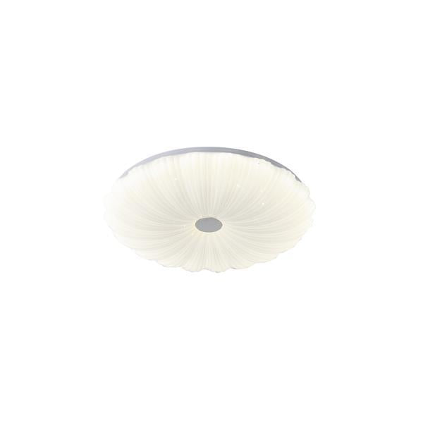 Πλαφονιέρα Μέταλλο - Πλαστικό LED 60W 4680Lm 3CCT (3000-4000-6500K) Φ480x75mm Λευκό ARTE ILLUMINA Anthos