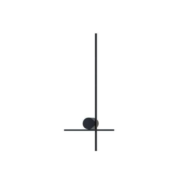 Απλίκα Toixoy Μέταλλο - Ακρυλικό LED 12W 840Lm 3000K 600x260x60mm Αριστερή Μαύρο ARTE ILLUMINA Clio