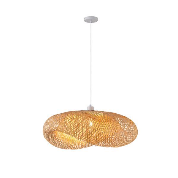 Φωτιστικό Κρεμαστό Bamboo Μονόφωτο 1xE27 Max 15W Φ760x1470mm Μπεζ ARTE ILLUMINA Lagoon