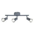 Σποτ Κινητό Μέταλλο 3φωτο 3xGU10 Max 7W 300x80x125mm Γκρι ARTE ILLUMINA Vorras
