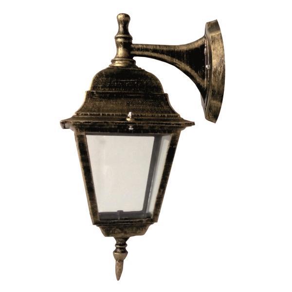 Απλίκα Τοίχου Αλουμινίου Τετράγωνη προς τα κάτω E27 Μπρονζέ ARTE ILLUMINA