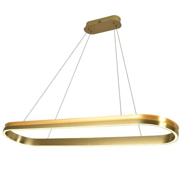 Φωτιστικό Κρεμαστό Γραμμικό LED 60W 3600Lm 3000K 1200x1500mm Χρυσό ARTE ILLUMINA Serenity