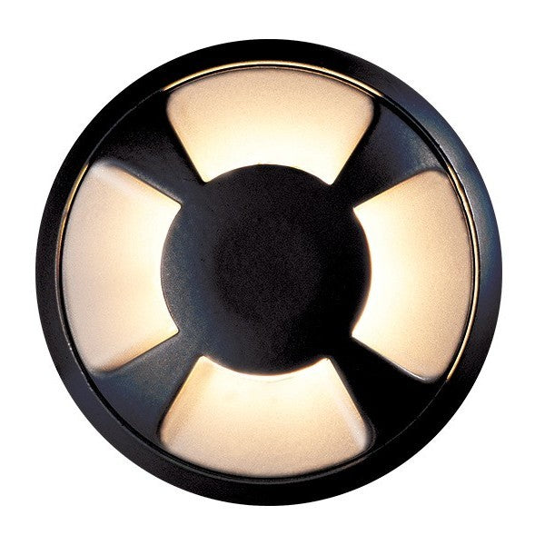 Φωτιστικό Δαπέδου Εξωτερικό 4F LED 3W IP65 12V Φ68x24mm Pro Μαύρο ARTE ILLUMINA