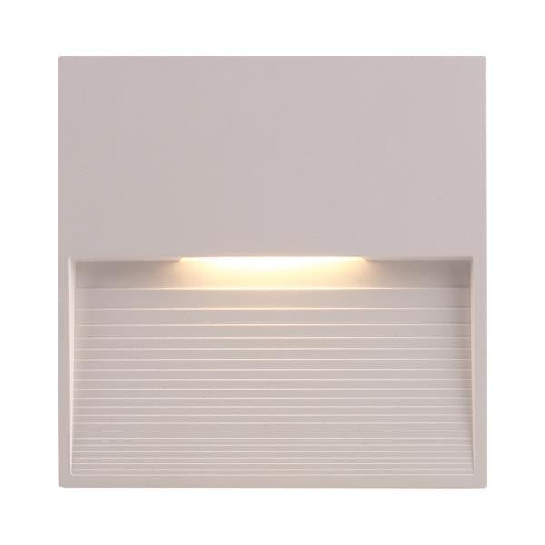 Απλίκα Τοίχου Slim LED 3W 75Lm 120x120x12 IP65 Λευκή PLUS ARTE ILLUMINA