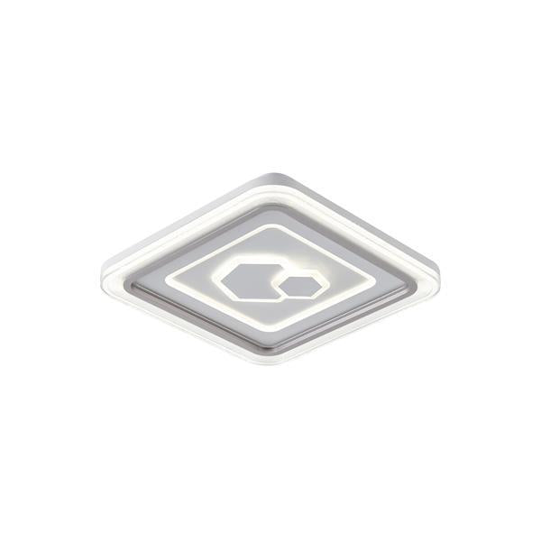 Πλαφονιέρα Μέταλλο - Πλαστικό LED 60W 4680Lm 3CCT(3000-4000-6000K) Φ490x50mm Λευκό ARTE ILLUMINA Motivo