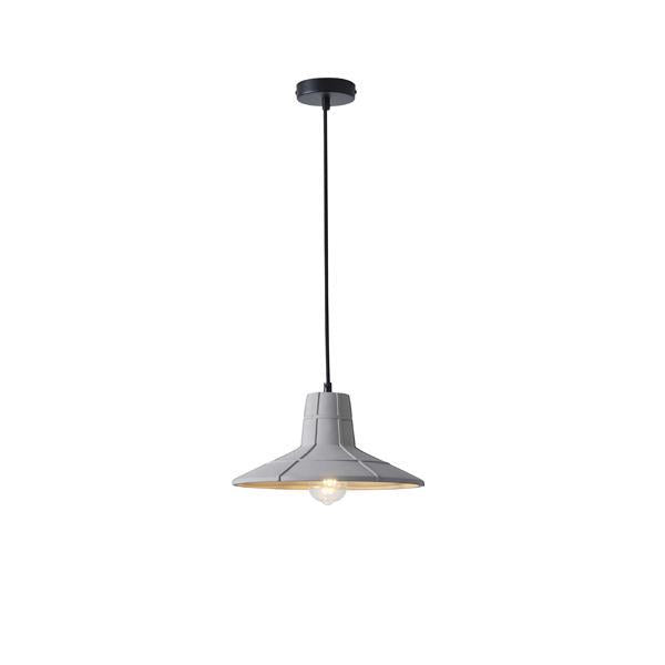 Φωτιστικό Κρεμαστό Τσιμέντο Μονόφωτο 1xE27 Max 15W Φ320x1660mm Γκρι ARTE ILLUMINA Arme