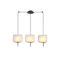 Φωτιστικό Κρεμαστό Ύφασμα 3φωτο 3χε 14 Max 8W 800x250x900mm Μπεζ ARTE ILLUMINA Toscany
