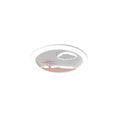 Πλαφονιέρα Μέταλλο - Πλαστικό LED 60W 6120Lm 3CCT(3000-4000-6000K) Φ480x65mm Λευκό - Ροζ ARTE ILLUMINA Alegre