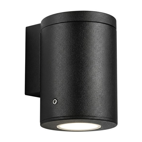 Fumagalli Franca 90 1L Wall Απλίκα Τοίχου 1xGU10 LED 2,9W 2CCT(2700K-4000K) Μαύρη