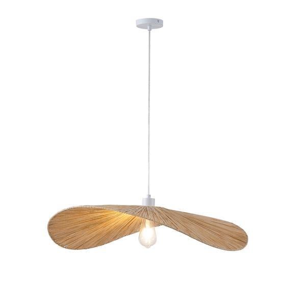 Φωτιστικό Κρεμαστό Bamboo Μονόφωτο 1xE27 Max 15W Φ700x1400mm Μπεζ ARTE ILLUMINA Oasis