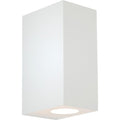 Απλίκα Τοίχου Updown Τετράγωνη 2xGU10 Max5W 147x70x90mm IP65 Λευκή ARTE ILLUMINA