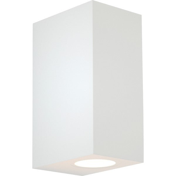 Απλίκα Τοίχου Updown Τετράγωνη 2xGU10 Max5W 147x70x90mm IP65 Λευκή ARTE ILLUMINA