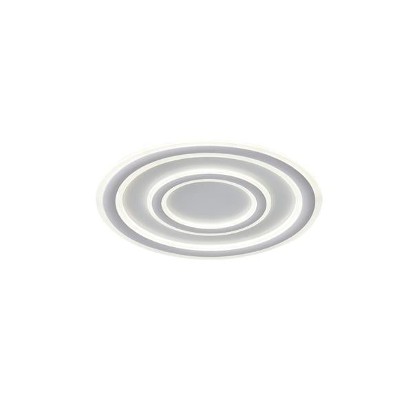 Πλαφονιέρα Μέταλλο - Πλαστικό LED 60W 3840Lm 3CCT(3000-4000-6500K) Φ510x60mm Λευκό ARTE ILLUMINA Motivo