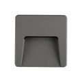 Φωτιστικό Τοίχου Slim LED 3W IP65 230V 3CCT 120x120mm Pro Γραφίτης ARTE ILLUMINA