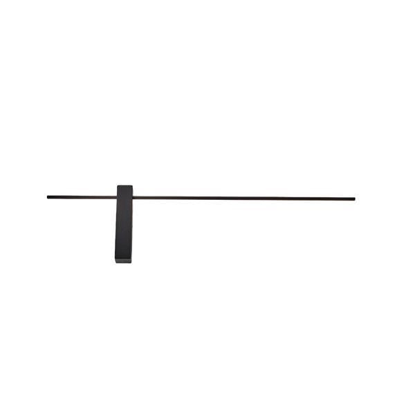 Απλίκα Toixoy Αλουμίνιο - Μέταλλο - Ακρυλικό LED 10W 700Lm 3000K 800x200x40mm Μαύρο ARTE ILLUMINA Clio