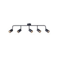 Σποτ Μέταλλο 5φωτο 5xGU10 Max 7W 800x230mm Μαύρο ARTE ILLUMINA Olymp