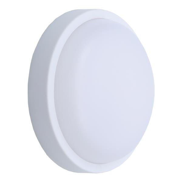 Φωτιστικό Τοίχου Στρογγυλό LED 18W Φ200x55 3000K IP54 Λευκό PLUS ARTE ILLUMINA