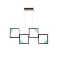 Φωτιστικό Κρεμαστό Αλουμίνιο LED 36W 1400Lm 3000K 820x340mm Μαύρο ARTE ILLUMINA Square