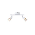 Σποτ Κινητό Μέταλλο 2φωτο 2xGU10 Max 7W 220x80x125mm Λευκό ARTE ILLUMINA Vorras
