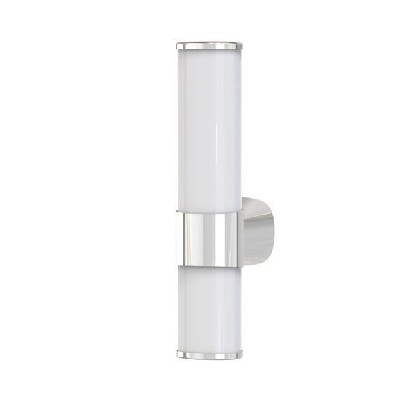 Απλίκα Μπάνιου Τοίχου Πλαστικό LED 6W 600Lm 3CCT(3000-4000-6000K)128χ350χ400mm IP44 Ασημί ARTE ILLUMINA Breeze