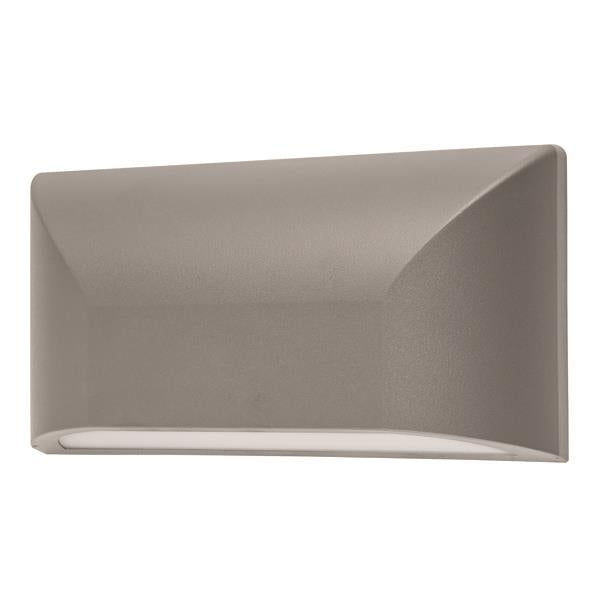 Απλίκα Τοίχου LED Slim 6W 900Lm IP65 220-240V 3000K 220x51x113mm Pro Γκρι ARTE ILLUMINA