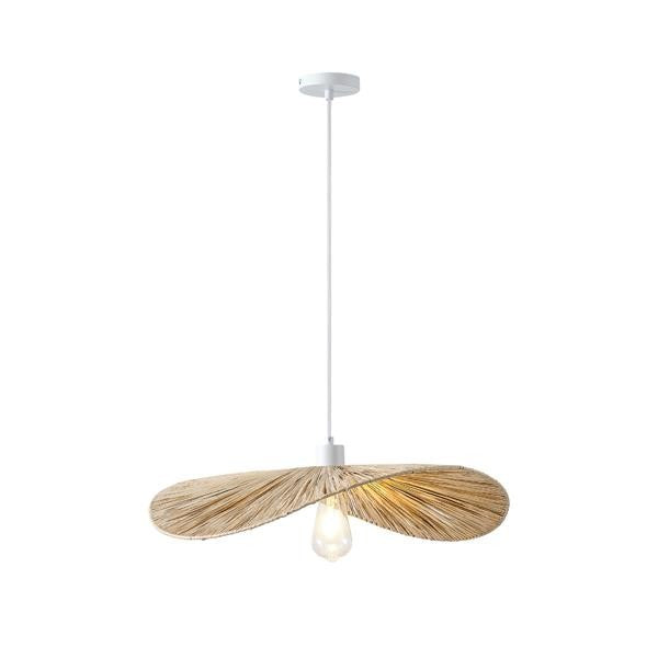 Φωτιστικό Κρεμαστό Bamboo Μονόφωτο 1xE27 Max 15W Φ550x1360mm Μπεζ ARTE ILLUMINA Oasis