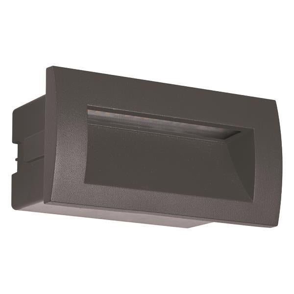 Φωτιστικό Χωνευτό LED 3W 3000K IP54 220-240V 140x70x70mm Γραφίτη Pro ARTE ILLUMINA