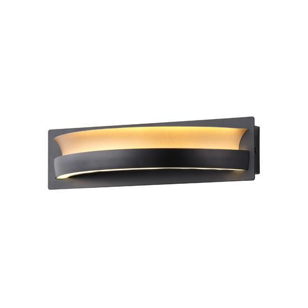 Απλίκα Τοίχου LED 10W 300Lm 3000K 300x120mm Μαύρο - Χρυσό ARTE ILLUMINA Serenity
