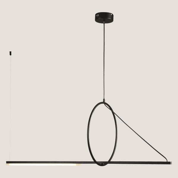 Φωτιστικό Κρεμαστό LED 15W 120x45 Μαύρο ARTE ILLUMINA