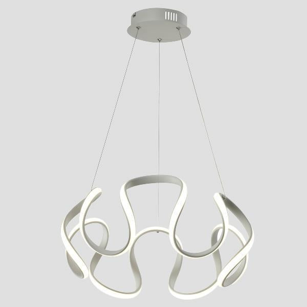 Φωτιστικό Κρεμαστό Αλουμίνιο Στρογγυλό LED 60W 3200Lm 3CCT(3000-4000-6000K) Φ520x1200mm 100-277V ARTE ILLUMINA Loop