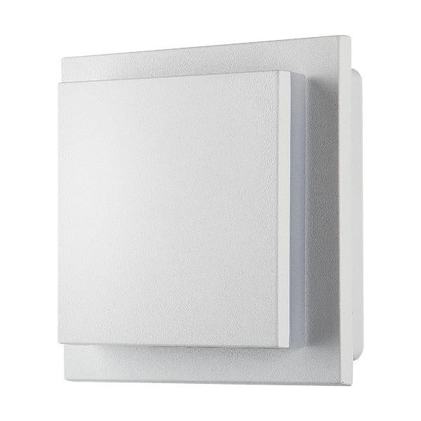 Απλίκα Τοίχου Κινητη LED 6W 138x138x57 3000K IP54 Λευκή Pro ARTE ILLUMINA