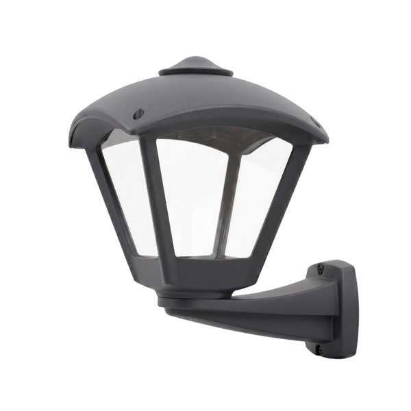 Fumagalli Nardo Dario Απλίκα Τοίχου 1χε 27 LED 6,5W 2700K 240x240mm Μαύρη Διάφανη