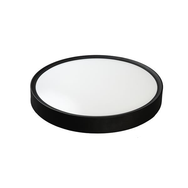 Πλαφονιέρα Μέταλλο - Ms - Abs LED 36W 2500Lm 3CCT(3000-4000-6000K) Φ480x65mm Μαύρο ARTE ILLUMINA Moonlight