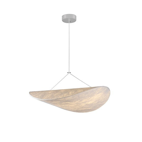 Φωτιστικό Κρεμαστό Tyvek Μονόφωτο LED 15W 675Lm 3000K Φ600mm Λευκό ARTE ILLUMINA Nefi