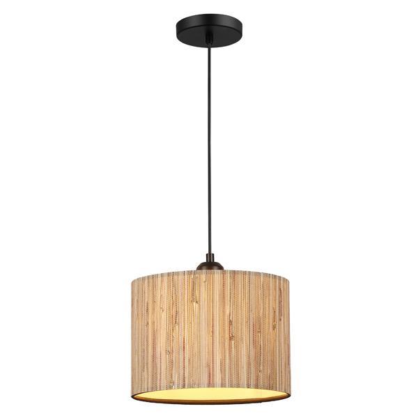 Φωτιστικό Κρεμαστό Pampas Μονόφωτο 1xE27 Max 15W Φ250x1260mm Μπεζ ARTE ILLUMINA Aenon