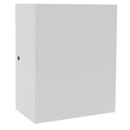 Απλίκα Τοίχου Αλουμινίου Up -DOWN 6W 240Lm 3000K 88x70x42mm IP54 Λευκή ARTE ILLUMINA