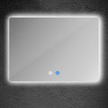 Καθρέπτης Παραλληλόγραμμος Touch LED Dimmable Antifog 18W 1440Lm 3CCT (3000-4000-6000K) 800x600mm ARTE ILLUMINA Nivra