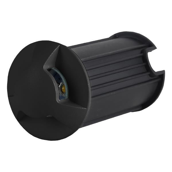 Φωτιστικό Δαπέδου Εξωτερικό 3F LED 3W IP65 85-265V Φ62mm Pro Μαύρο ARTE ILLUMINA