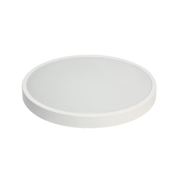 Πλαφονιέρα Μέταλλο - Ms - Abs LED 24W 1680Lm 3CCT(3000-4000-6000K) Φ370x65mm Λευκό ARTE ILLUMINA Moonlight
