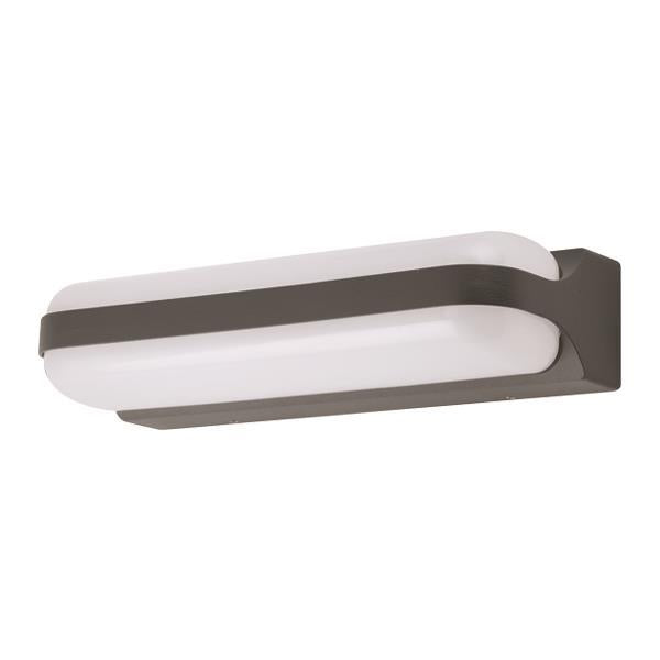 Απλίκα Τοίχου Οβάλ LED 13W 240x105x55 3000K IP65 Γκρι Pro ARTE ILLUMINA